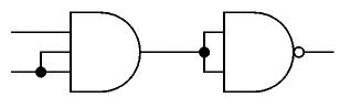 integrated circuits and logic gates-در موقع طراّحی مدار و انتخاب گیت ها می توان با تغییرات در ورودی گیت مثل اتّصال ورودی ها نتیجه متفاوتی بدست آورد