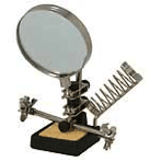 ذره بین و گیره و پایه،یک مجموعه ابزار در الکترونیک,professional soldering,smd,bga