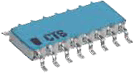 resistor,ptc,ntc,vdr-مقاومت چندسر،یک مجموعه مقاومت پک شده اس ام دی