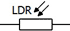 resistor,ptc,ntc,vdr-نماد ال دی آر،شماتیک مقاومت حساس به نور