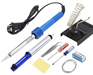 گروهی از ابزارهای مورد استفاده در لحیم کاری ساده,soldering