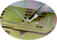 شکل لحیم ماری پایه قطعات به روش صحیح,soldering