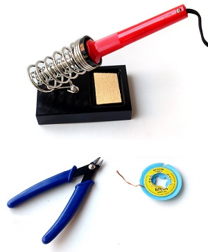 شکل یک هویه برقی،سیم چینف سیم قلع,electronic tools