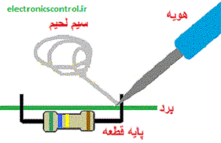 روش لحیم کاری صحیح و تمیز
