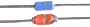 شکل دو نمونه دیاک,thyristor,diac,triak