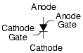 شماتیک های نقشه ای انواع تریستور,thyristor,diac,triak