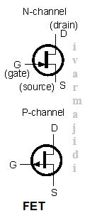 ماتیک ترانزیستور فت,schematic of transisto fet