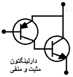 شماتیک ترازیستور دارلینگتون منفی و مثبت,transistor